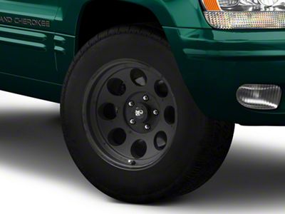 Pro Comp Wheels 69 Series Vintage Flat Black Wheel; 17x9; -6mm Offset (99-04 Jeep Grand Cherokee WJ)