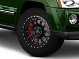 Pro Comp Wheels Rockwell Satin Black Wheel; 18x9; 0mm Offset (05-10 Jeep Grand Cherokee WK)