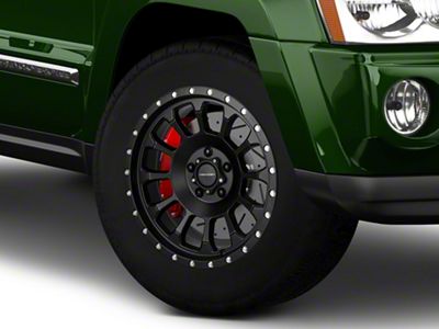 Pro Comp Wheels Rockwell Satin Black Wheel; 18x9; 0mm Offset (05-10 Jeep Grand Cherokee WK)