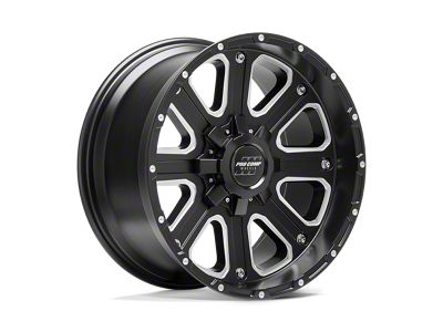 Pro Comp Wheels Axis Satin Black Milled Wheel; 17x9; -6mm Offset (18-25 Jeep Wrangler JL)
