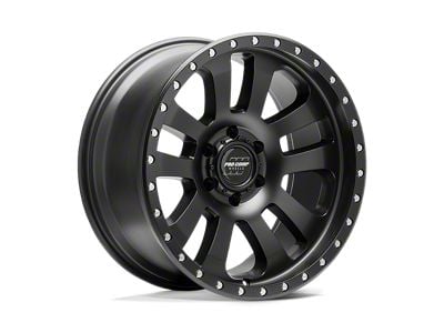 Pro Comp Wheels Prodigy Matte Black Wheel; 17x9; -6mm Offset (07-18 Jeep Wrangler JK)