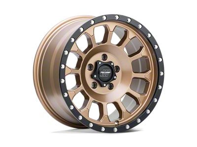 Pro Comp Wheels Rockwell Matte Bronze with Black Lip Wheel; 17x8.5; 0mm Offset (07-18 Jeep Wrangler JK)