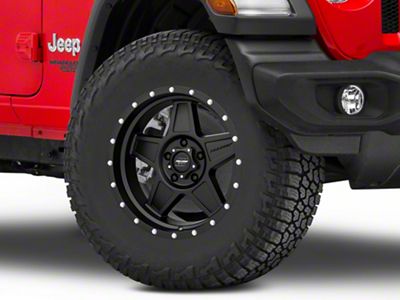 Pro Comp Wheels Predator Satin Black Wheel; 17x8.5; 0mm Offset (18-25 Jeep Wrangler JL)