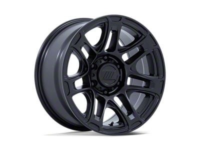 Pro Comp Wheels Roughneck Matte Black Wheel; 17x8; 20mm Offset (97-06 Jeep Wrangler TJ)