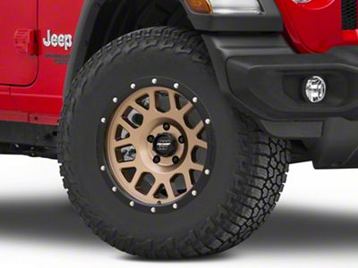 Pro Comp Wheels Vertigo Matte Bronze with Black Lip Wheel; 17x9; -6mm Offset (18-25 Jeep Wrangler JL)