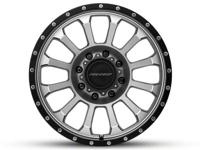 Pro Comp Wheels Titan Rockwell Machined 6-Lug Wheel; 20x9; -12mm Offset ...