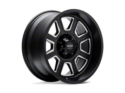Pro Comp Wheels Gunner Satin Black Milled 6-Lug Wheel; 20x10; -18mm Offset (16-24 Titan XD)