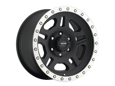 Pro Comp Wheels La Paz Satin Black Machined 6-Lug Wheel; 17x8.5; 0mm Offset (22-25 Tundra)
