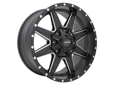 Pro Comp Wheels Quick 8 Satin Black Milled 6-Lug Wheel; 20x9; 0mm Offset (22-25 Tundra)