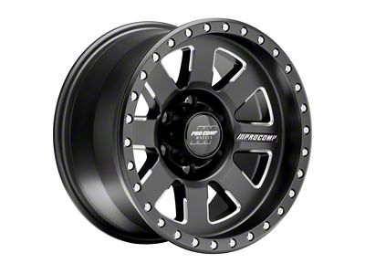 Pro Comp Wheels Trilogy Pro Satin Black 6-Lug Wheel; 17x9; -6mm Offset (22-25 Tundra)
