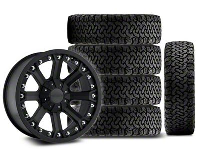 17x9 Pro Comp 33 Series Wheel & 33in BF Goodrich All-Terrain T/A KO Tire Package; Set of 5 (18-25 Jeep Wrangler JL)