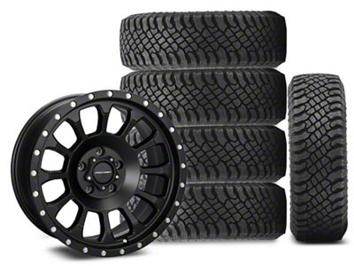 18x9 Pro Comp Rockwell Wheel & 33in Atturo All-Terrain Trail Blade X/T Tire Package; Set of 5 (18-25 Jeep Wrangler JL)