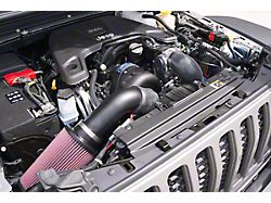 Procharger High Output Intercooled Supercharger Complete Kit with P-1SC-1; Satin Finish (20-24 3.6L Jeep Gladiator JT)