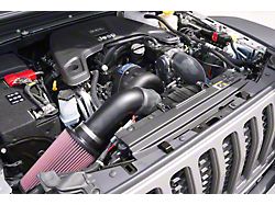Procharger High Output Intercooled Supercharger Tuner Kit with P-1SC-1; Black Finish (20-24 3.6L Jeep Gladiator JT)
