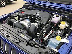 Procharger High Output Intercooled Supercharger Complete Kit with P-1SC-1; Black Finish (18-24 3.6L Jeep Wrangler JL)
