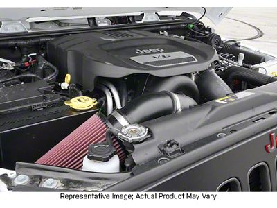 Procharger High Output Intercooled Supercharger Tuner Kit with P-1SC-1; Polished Finish (18-24 3.6L Jeep Wrangler JL)