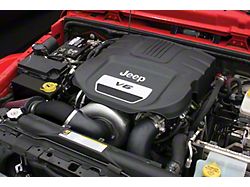 Procharger High Output Intercooled Supercharger Tuner Kit with P-1SC-1; Black Finish (12-18 3.6L Jeep Wrangler JK)