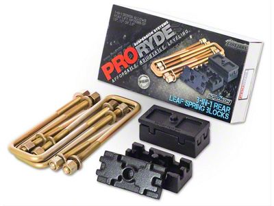 ProRYDE 3-in-1 Adjustable Rear Lift Block Kit (04-24 Titan)