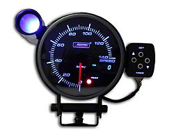 Prosport 95mm Electronic Speedometer; 0-140 MPH (Universal; Some Adaptation May Be Required)
