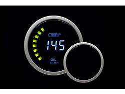 Prosport 52mm Digital Series Oil Temperature Gauge; Blue LCD Display (Universal; Some Adaptation May Be Required)