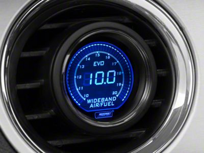 Prosport 52mm EVO Series Digital Wideband Air/Fuel Ratio Gauge; Blue/Red (Universal; Some Adaptation May Be Required)