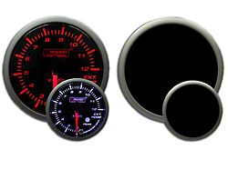 Prosport 52mm Metric Premium Series Exhaust Gas Temperature Gauge; Electrical; Amber/White (Universal; Some Adaptation May Be Required)