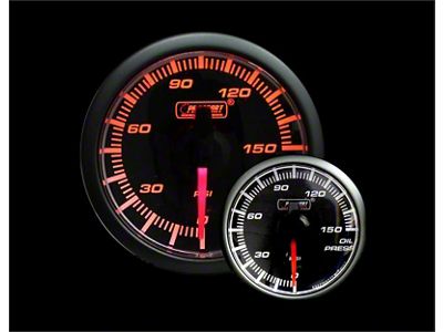 Prosport 45mm Oil Pressure Gauge; Electrical; 0-150 PSI (Universal; Some Adaptation May Be Required)