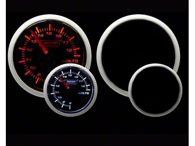 Prosport 52mm Performance Series Volt Gauge; Electrical; Amber/White (Universal; Some Adaptation May Be Required)