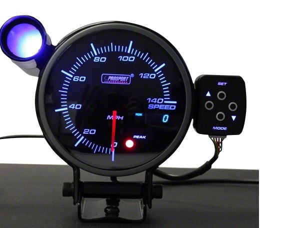 Prosport Bronco 95mm Electronic Speedometer; 0-140 MPH 343SMSPSWL270-PK ...