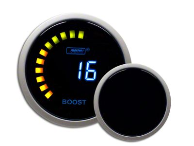 Prosport 52mm Digital Boost Gauge; Electrical; 45 PSI (97-18 Jeep Wrangler TJ & JK)