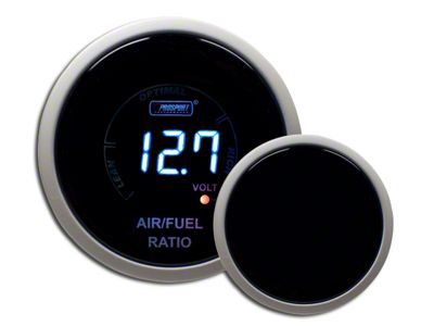 Prosport 52mm Digital Air/Fuel and Voltage Gauge; Electrical; Blue (Universal; Some Adaptation May Be Required)