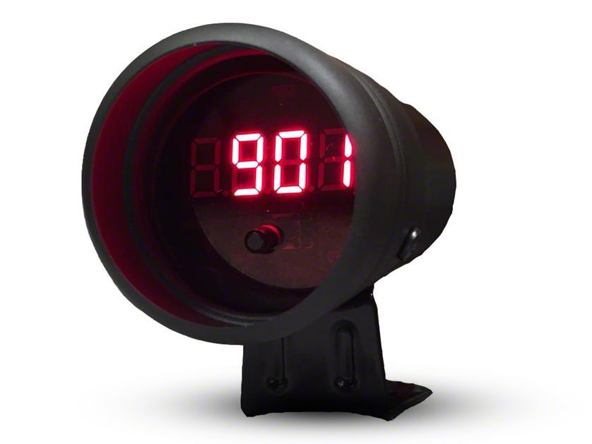 Prosport Jeep Wrangler Shift Light with Digital Tachometer; Black