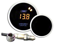 Prosport 52mm Digital Wideband Air/Fuel Ratio Gauge; Amber (Universal; Some Adaptation May Be Required)