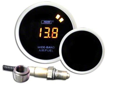 Prosport 52mm Digital Wideband Air/Fuel Ratio Gauge; Amber (Universal; Some Adaptation May Be Required)