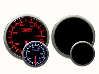 Prosport 60mm Premium Series Oil Pressure Gauge; Electrical; 0-150 PSI; Amber/White (Universal; Some Adaptation May Be Required)