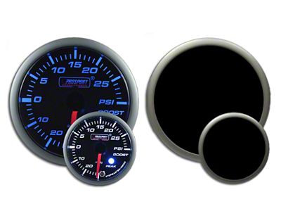 Prosport 52mm Premium Series Boost Gauge; Electrical; Green/White (Universal; Some Adaptation May Be Required)