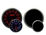 Prosport 52mm Metric Premium Series Oil Pressure Gauge; Electrical; Amber/White (Universal; Some Adaptation May Be Required)