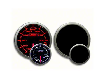 Prosport 60mm Premium Series Oil Temperature Gauge; Electrical; Amber/White (Universal; Some Adaptation May Be Required)