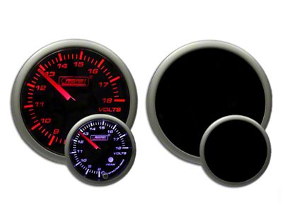 Prosport 52mm Premium Series Volt Gauge; Electrical; Amber/White (Universal; Some Adaptation May Be Required)