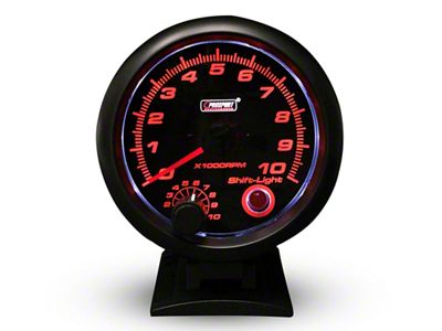 Prosport Performance Tachometer with Shift Light; 3-3/4-Inch (Universal; Some Adaptation May Be Required)