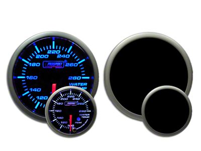 Prosport 52mm Premium Series Water Temperature Gauge; Electrical; Blue/White (Universal; Some Adaptation May Be Required)