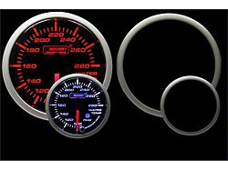 Prosport 52mm Premium Series Water Temperature Gauge; Electrical; Amber/White (Universal; Some Adaptation May Be Required)