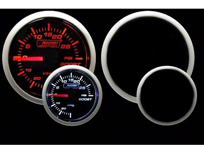 Prosport 52mm Performance Series Boost Gauge; Mechanical; 30 PSI; Amber/White (Universal; Some Adaptation May Be Required)
