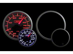 Prosport 52mm Premium Series Boost Gauge; Electrical; 45 PSI; Amber/White (Universal; Some Adaptation May Be Required)
