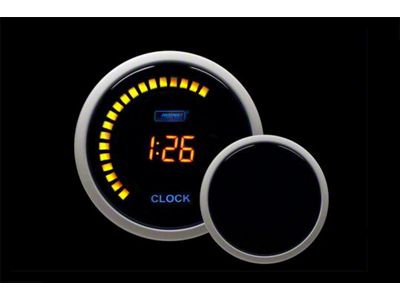 Prosport 52mm Performance Series Digital Clock; Amber (Universal; Some Adaptation May Be Required)