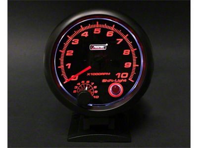 Prosport Performance Tachometer with Shift Light; 3-3/4-Inch (Universal; Some Adaptation May Be Required)