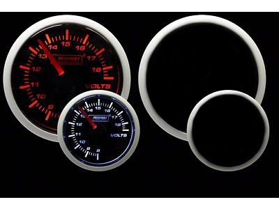 Prosport 52mm Performance Series Volt Gauge; Electrical; Amber/White (Universal; Some Adaptation May Be Required)