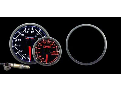 Prosport 52mm Premium Series Wideband Air/Fuel Ratio Gauge; Amber/White; Amber/White (Universal; Some Adaptation May Be Required)