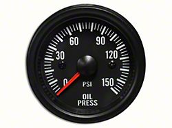 Prosport 52mm Waterproof Series Oil Pressure Gauge; Electrical; Amber/White (Universal; Some Adaptation May Be Required)