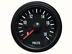 Prosport 52mm Waterproof Series Volt Gauge; Electrical; Amber/White (Universal; Some Adaptation May Be Required)